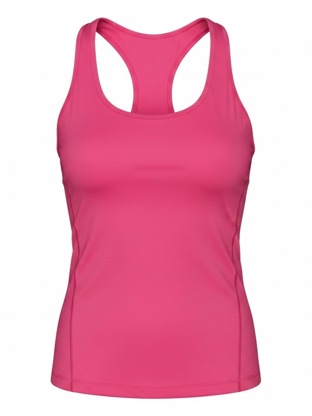 All Access by Bandier Front Row Tank Pink Rose Racerback Built-In Bra Medium $90